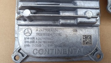 MERCEDES B 247 A 177 G 463 GLE 167 MĚNIČ MODUL LED 2479004104