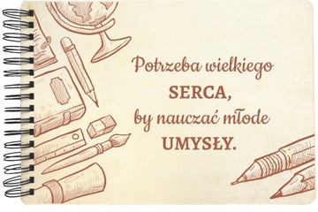 ALBUM PREZENT NA DZIEŃ NAUCZYCIELA GRAWER UPOMINEK