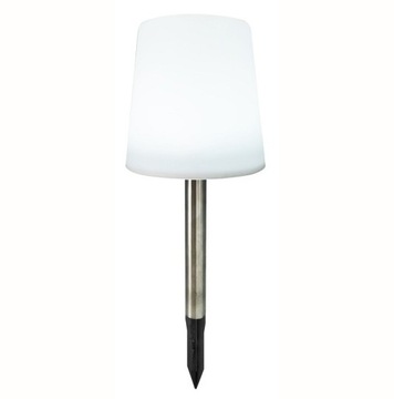 Lampa solarna LED 4000K RUMBA wbijana satyna POLUX