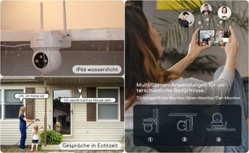 НАРУЖНАЯ КОММУТАЦИОННАЯ КАМЕРА WIFI 3MPx 2304x1296P FULL HD 24/7×3 запись