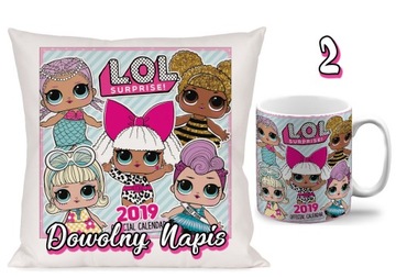 НАБОР ПОДУШКА + КРУЖКА ЛОЛ СЮРПРИЗ + ИМЯ N6