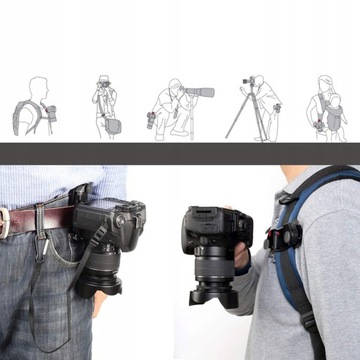 Держатель пряжки камеры для ремня рюкзака