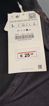 ZARA LUŹNA KOSZULA Z KIESZENIAMI 40 L LYOCELL OVERSIZE CZARNA NOWA WIOSNA