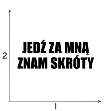 Наклейка на автомобиль FOLLOW ME I KNOW SHORTCUTS - Прикольные надписи, Сплошные