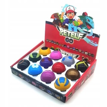 Figurka 12 SZT FIGURKA POKEMON POKEBALL ZABAW