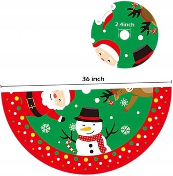 Декоративный елочный фартук Новогодние украшения