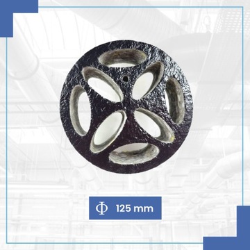 Глушитель-демпфер 125 INNO Глушитель ВЕНТИЛЯЦИЯ пенопласт для труб