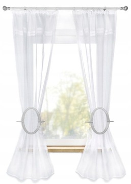 Застежка для штор овальная серая, зажим для штор