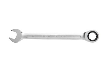 Klucz płasko oczkowy z grzechotką 17 mm,HT1R017