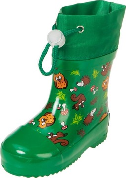 Детские галоши размер 24 лесных животных зеленые плейс