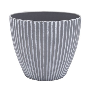 Osłonka plastikowa Ø9cm doniczka STRIPES w paski