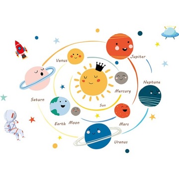 Creative Geometry Children's Room Sticker