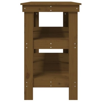 МЕДОВЫЙ РАБОЧИЙ СТОЛ 142,5X50X80СМ, ДЕРЕВЯННЫЙ S