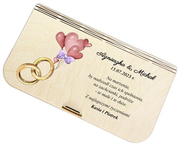 ДЕНЕЖНАЯ КОРОБКА СВАДЕБНЫЙ ПОДАРОК ​​ДЛЯ НЕВЕСТНЫХ