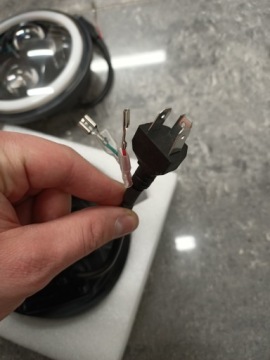 ФАРА МОТОЦИКЛА ПЕРЕДНЯЯ ФОНАРЬ H4 LED 5,75 дюйма 14,3 см Хром