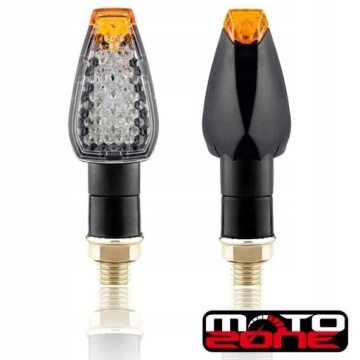 Kierunkowskazy LED biało-pomarańczowe 2 szt.