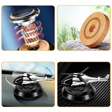 DYFUZOR ZAPACHOWY SAMOCHODOWY ENERGIA SŁONECZNA ŚMIGŁOWIEC Z PERFUMY