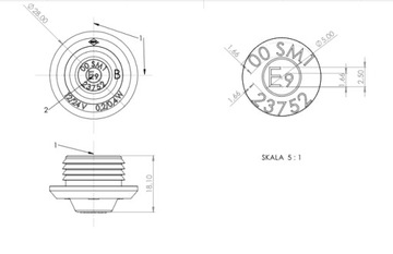 Лампа бокового габаритного фонаря Эвакуатор Светодиодная помощь