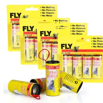 ЛОВУШКА ПРОЧНАЯ КЛАССИЧЕСКАЯ МУШКА БУМАГА, КОМАРЫ, ОСЫ, ОТПУСКАТЕЛЬ, РОЛИКОВАЯ ЛЕНТА