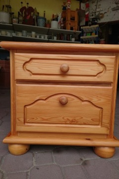 Szafka nocna nakastlik drewniany barek design