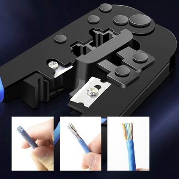 СЕТЕВОЙ ТЕСТЕР СТРИППЕР ОБЖИМНЫЕ ЗАГЛУШКИ RJ45 КОМПЛЕКТ КОРПУСА