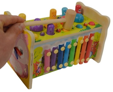 ДЕРЕВЯННЫЙ СОРТИРОВОЧНЫЙ КУБИК КУЛМЕР ИГРА-ГОЛОВОЛОМКА БЛОКИ МОНТЕССОРИ СОУ