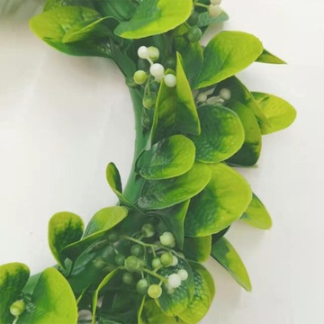 45см передняя дверь венок гирлянда на зеленом фоне