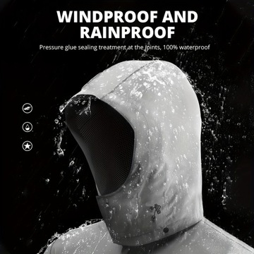 Мужской мотоциклетный плащ, мотоциклетный дождевик, мото плащ, дождевик, куртка