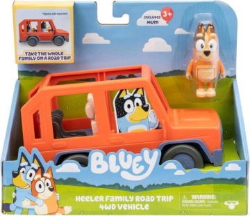 BLUEY автомобіль 4x4 набір+ фігурка мама чилі