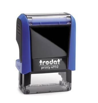 TRODAT PRINTY 4910 BLUE STAMP + ДИЗАЙН ЛАСТИКА