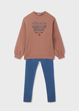 MAYORAL 7738 KOMPLET BLUZA LEGGINSY HAFT r.167