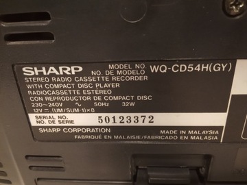 SHARP WQ-CD54H