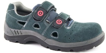 BUTY SANDAŁY ROBOCZE LEKKIE TREKKINGOWE Z NOSKIEM MAPRO S1 R 43 NA RZEP R43