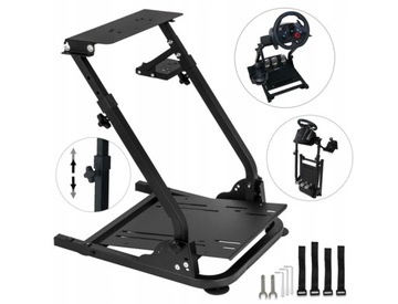 STOJAK NA KIEROWNICĘ LOGITECH I THRUSTMASTER REGULOWANY STABILNY