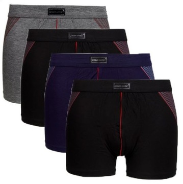 4x BOKSERKI BAMBUSOWE COTTON WORLD ANTYBAKTERYJNE L