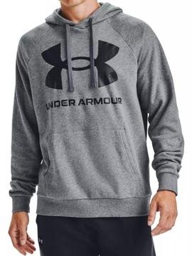 BLUZA MĘSKA UNDER ARMOUR DRESOWA Z KAPTUREM BAWEŁNA SPORTOWA 1357093