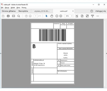 QOLTEC Термопринтер для этикеток | макс.104 мм