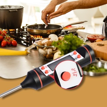 КУХОННЫЙ ТЕРМОМЕТР ЭЛЕКТРИЧЕСКИЙ ЗОНД С ЗОНДОМ ДЛЯ ПРИГОТОВЛЕНИЯ МАСЛА ВИНО