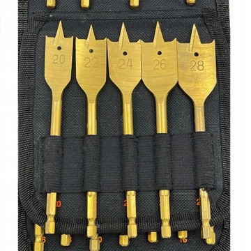 СВЕРЛА С ПЛОСКОЙ ПОВЕРХНОСТЬЮ ПО ДЕРЕВО 16 шт.