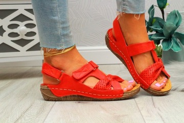 УДОБНЫЕ ЖЕНСКИЕ САНДАЛИИ НА ЛИПУЧКЕ, ЭЛЕГАНТНЫЙ ПОШИВ