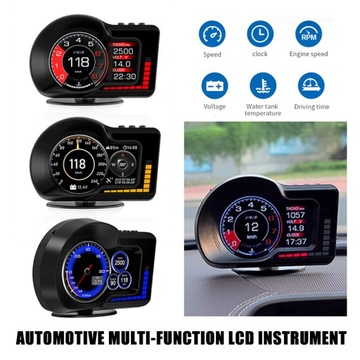 Автомобильный HUD Проекционный дисплей OBD GPS Спидометр F15