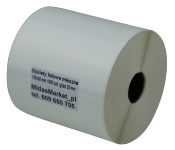 ETYKIETY SAMOPRZYLEPNE FOLIOWE 100x60 /1000