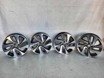 4× DISK HLINÍK KIA OE RIO 6,5JX17 ET43 4X100 52910-1W850 6.5" X 17" ET 43