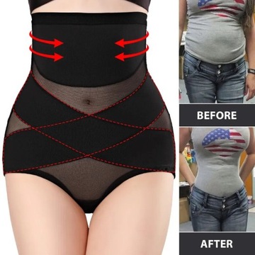 Women Sexy Cross Body Shaper High Waist Panties Pl