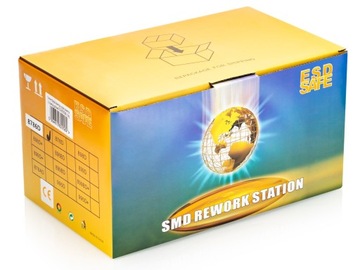 8786D ПАЯЛЬНАЯ СТАНЦИЯ 750 Вт, 2 светодиода, 4 насадки для горячего воздуха SLP, 60 Вт, паяльное жало