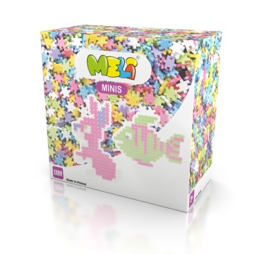 MINI WAFLE KLOCKI MELI MINIS PASTEL 1200 EL. 50307