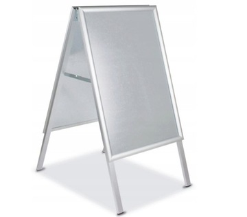 POTYKACZ A2 DWUSTRONNY STOJAK REKLAMOWY NA PLAKAT 42x59,4 OWZ PROFIL 25MM!!