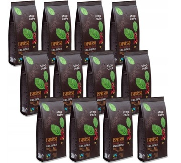 Картонные кофейные зерна Orlen Stop Cafe Espresso Orginal Blend 12x250G = 3KG