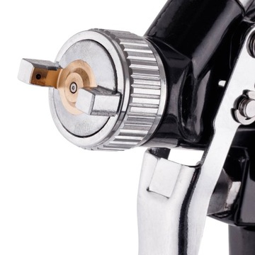 Pistolet Lakierniczy Malowania MINI HVLP Dysza 0,8 BLACK do Zaprawek 125ml