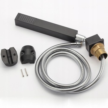 Смеситель для ванны, стоячий смеситель для душа, водопад, черный